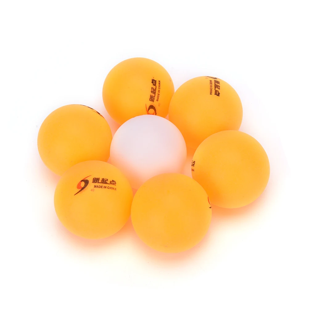 60 шт тренировочные мячи для пинг-понга, профессиональные мячи для настольного тенниса для продвинутой тренировки, оранжевый/белый случайный