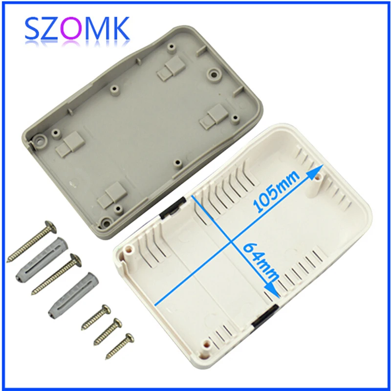 szomk wall mounted plastic enclosure for electronics project instrument plastic housing junction box (8)