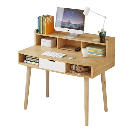 

Computer Desk office home Furniture solid wood laptop stand lap desk scrivania bureau meuble computer desk rack 100*57*94cm new