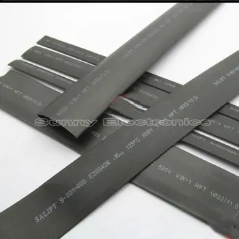 

1 METER/LOT High Quality 7/8/9/10/11/12/13/14MM Diameter Black Color Heat Shrink Tube Sleeving Wrap Wire Cable