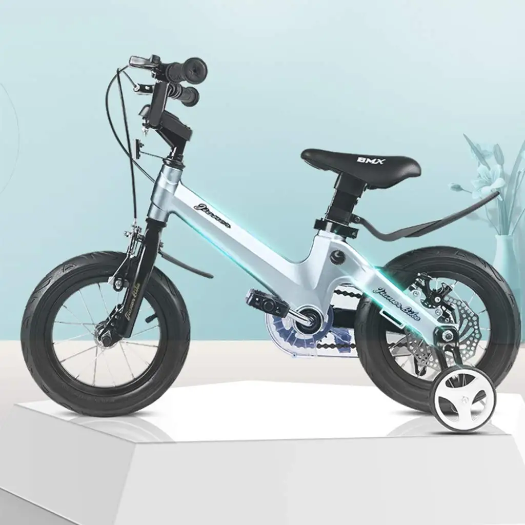 Boy Bikes 2-8 Years Old Child Bike Blue Bicycle Child's Gift Magnesium Alloy Material Bicycle For Kids