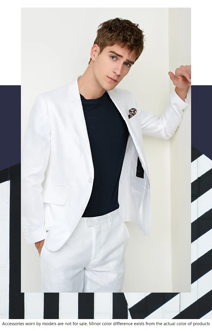 Выбранный Слейд мужской льняной костюм пальто Блейзер T | 418272504