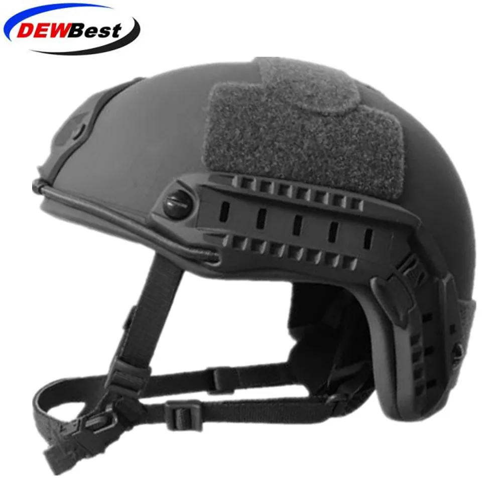 

ISO Certified DEWBest bullet proof brand NIJ Level IIIA FAST High Cut Bulletproof Aramid Ballistic Helmet With 8Yrs Warranty