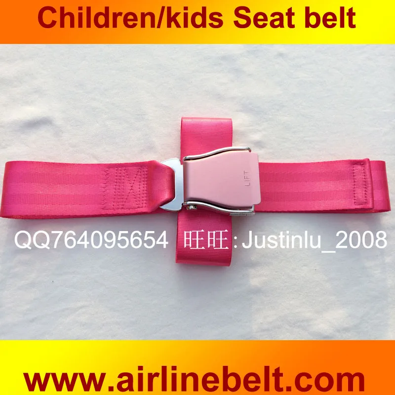 Simple quick release airplane buckle seat belt pupil harness child kids