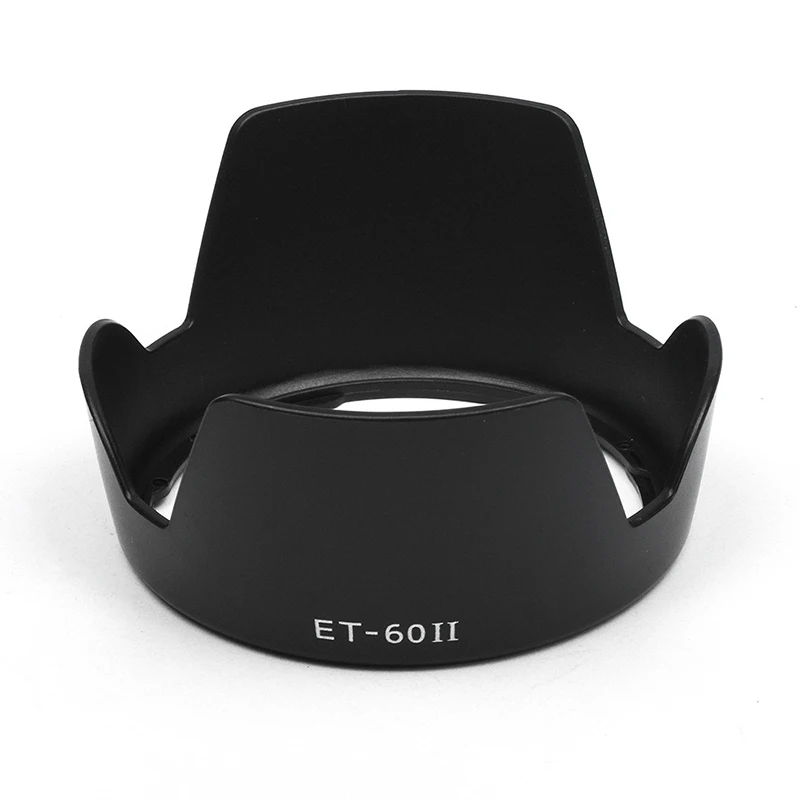 Camera Len Hood ET-60 II ET60II Petal Buckle Lens Hood for Canon EF 75-300mm F4-5.6 III & EF-S 55-250mm f4-5.6 IS