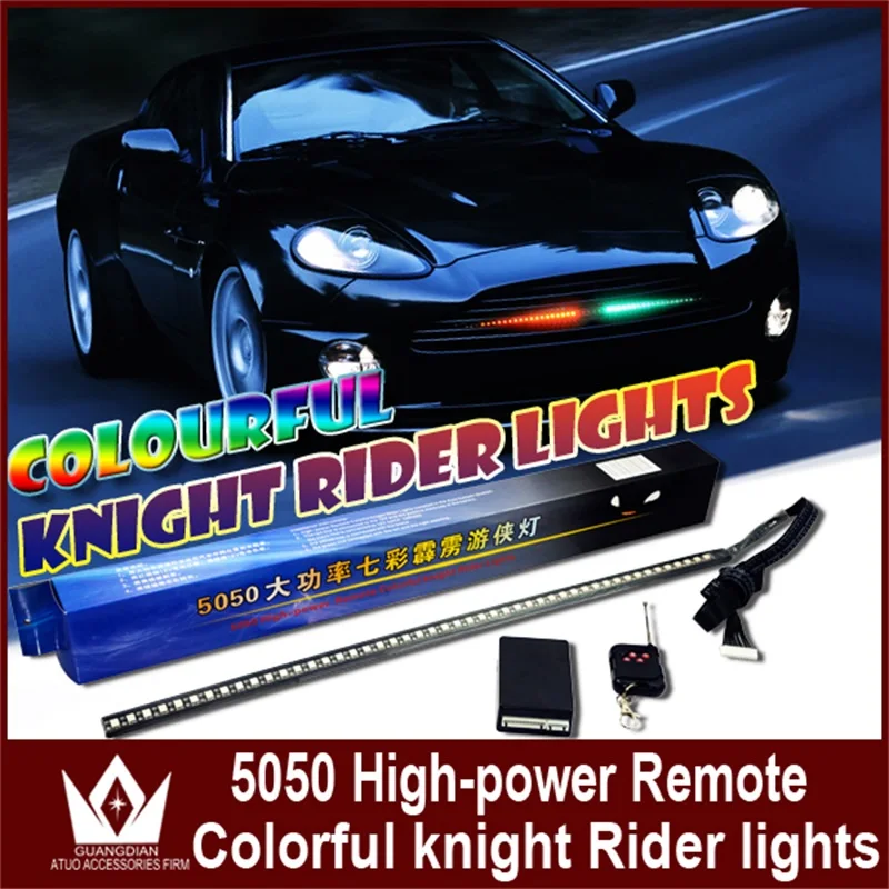 

Tcart 1 Set Auto LED Lamp Knight Rider Light Strobe Flash Decoration Waterproof Car LED RGB Neon Strips For Mitsubishi Pajero 4