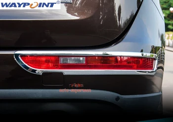 

Chrome Rear Bumper Fog Light lamp frame cover trim FOR AUDI Q5 2009-2016