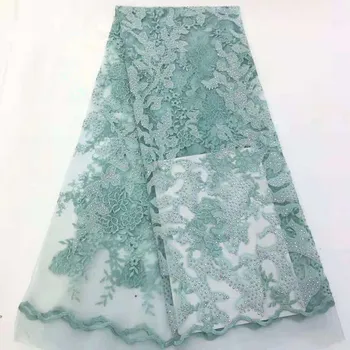 

African Lace Fabric 2018 Embroidered French Laces Fabric High Quality French Tulle Lace Fabric For Wedding Party Dres H1307
