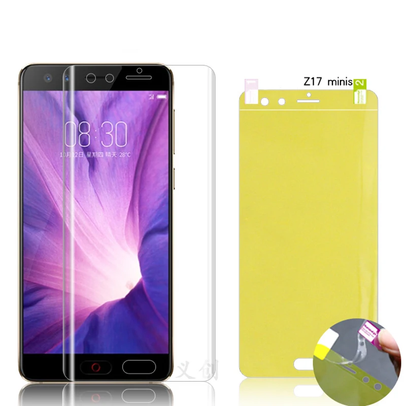 

EXUNTON 3PCS For Nubia Z17 Z17S Z17 mini Z17mini S 3D Front Full Coverage Ultra-thin Super Clear Soft TPU Screen Protector Film
