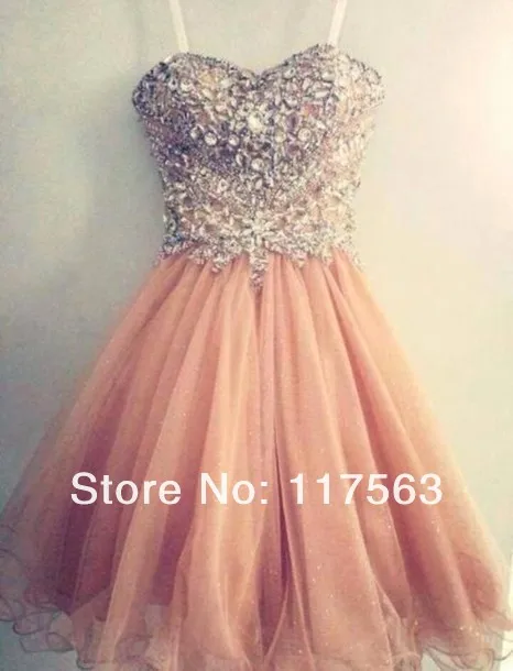 Short Coral Prom Dress with Spaghetti Strap High Quality Tulle Beaded Girls  Prom Gown Peach Color Party Gown|coral prom dress|prom dressesshort coral  prom dresses - AliExpress