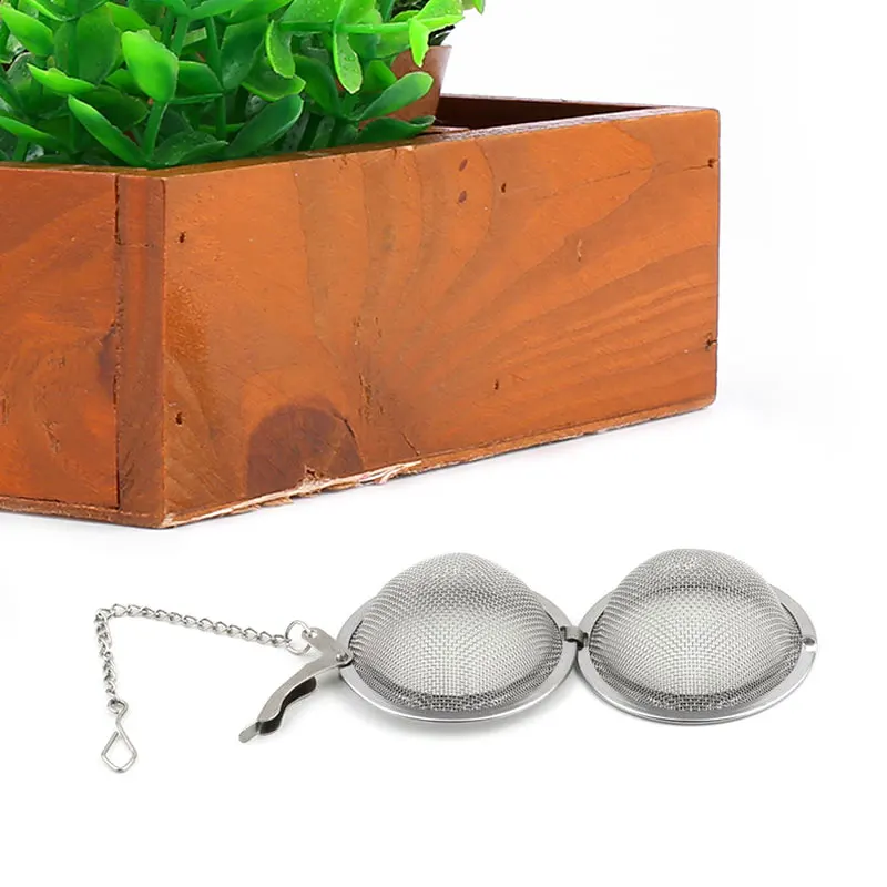 

Stainless Steel Strainer Seasoning Bags Infuser Kettles Tea Tea Spice Egg Locking Locking