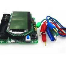 1 Набор, новинка, 3,7 в версия индуктора-конденсатора, измеритель ЭСР, DIY MG328, многофункциональный транзисторный тестер