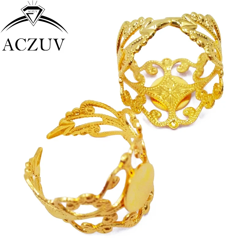 01- Adjustable Ring Base Bezel Blank Setting (16)