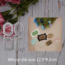 4pcs tag Metal steel frames Cutting Dies DIY Scrap booking Photo Album Embossing paper Cards12.5*9.2cm 4pcs tag Metal steel frames Cutting Dies DIY Scrap booking Photo Album Embossing paper Cards12.5*9.2cm