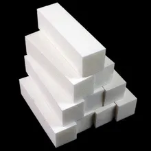 Bloc de limes de ponçage pour manucure et pédicure, tampon pour soins des ongles, vernis blanc, lime pour Nail Art, conseils de manucure et pédicure