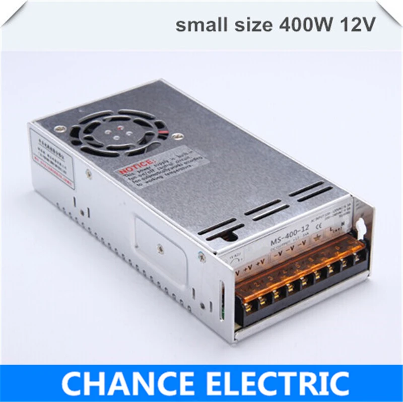

single output smaller volume LED Switching mode Power Supply mini size MS series 400W 12V 33A (MS-400W-12V)