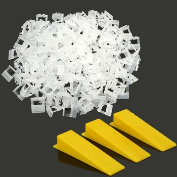 

Tile Leveling Spacer System Levello Light Clips Wedges Pliers Lippage Level Construction Tool for Garden Bathroom Wall tiles