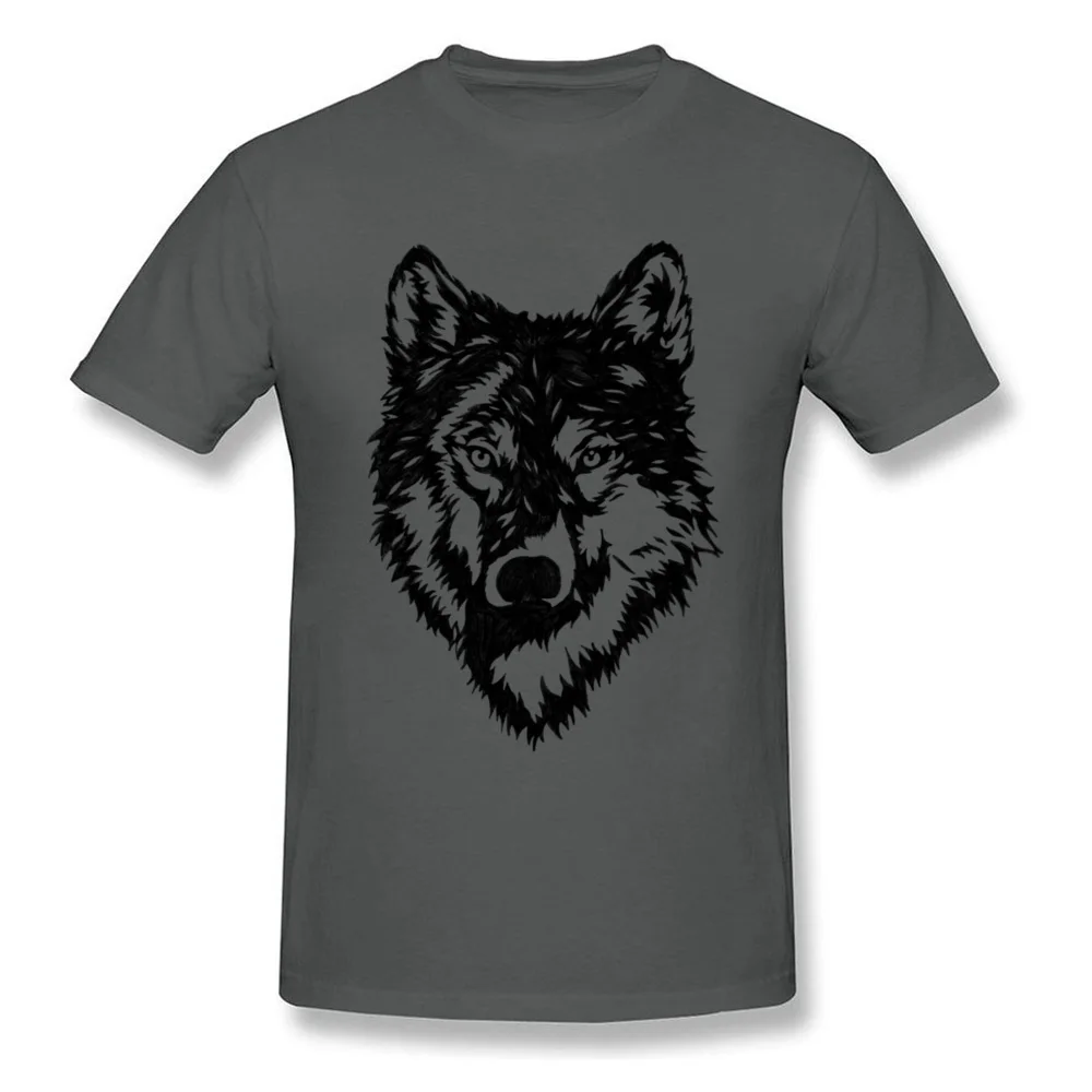The Wolf One Custom Autumn 100% Cotton Fabric O Neck Men Tops & Tees Custom Sweatshirts 2018 Short Sleeve T Shirt The Wolf One carbon