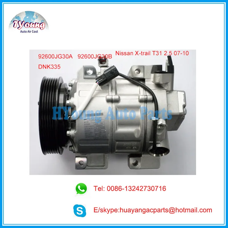 Автомобильный Компрессор a/c для Nissan X-Trail T31 2.5L 07-10 92600ET82A 92600JG30A 92600JG30B Z0003904C |