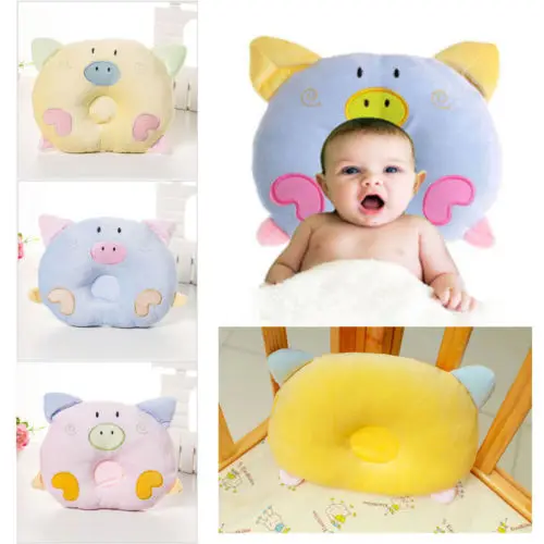 Prevent Flat Head Infant Baby Soft Pillow Memory Foam Cushion Sleeping Support L 