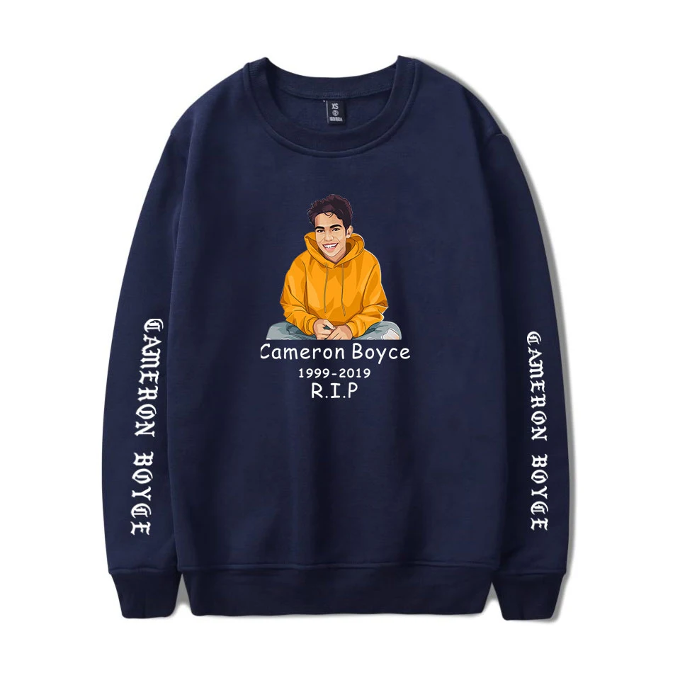 2019 Р. И. П. Толстовка Cameron Boyce свитшот с круглым вырезом и принтом 2D в стиле