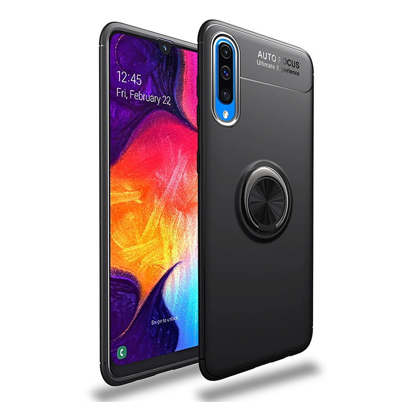 Чехол для Samsung Galaxy A51 чехол A71 с кольцом держателем на палец Мягкая силиконовая