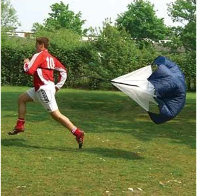 Футбольные парашют сопротивления силовая тренировка физический фитнес-зонтик бегущие взрывные вещества спортивная сила скоростной