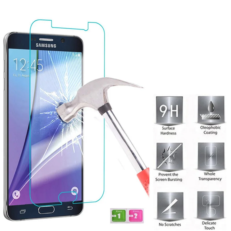 2.5D 0 26 мм 9H закаленное стекло для защиты экрана Samsung Galaxy A50 A30 A70 S7 S6 S5 S3 Mini S2 A8 2018 Plus