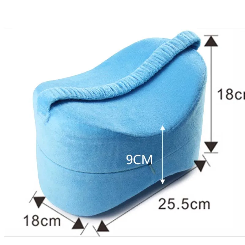 Memory Foam Knee Pillow Leg Cushions Side Sleeper Body Pillows Travel Under Knee  Sleeping Gear Sciatica Pain Relief Back Support - AliExpress