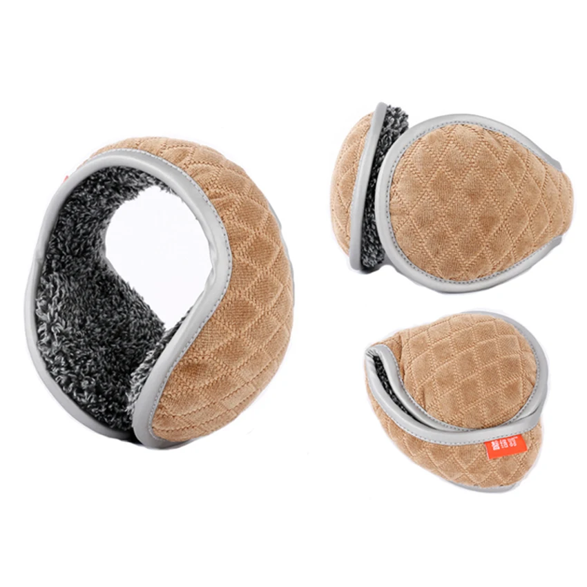 Happy Canada Day Maple Leaf Drawing Winter Earmuffs Ear Warmers Faux Fur Foldable Plush Outdoor Gift