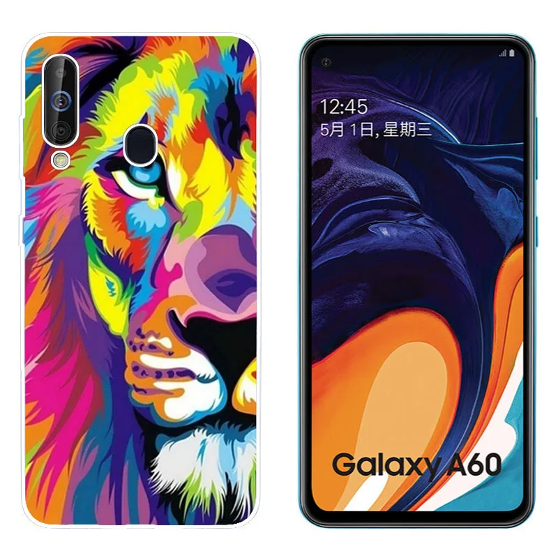 Cases For Samsung Galaxy A60 Cover Soft Silicone Printing Cover Back Case Fundas Cover For Samsung A60 A605F A605 A50 A30 A10