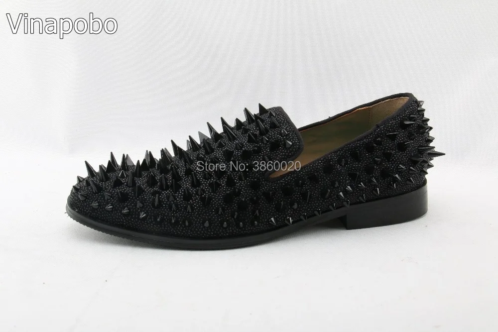 Beertola-Casual-Flats-Shoes-Man-Real-Leather-Studded-Rivets-Spikes-Shoes-Top-Quality-Low-Top-Slip (2)
