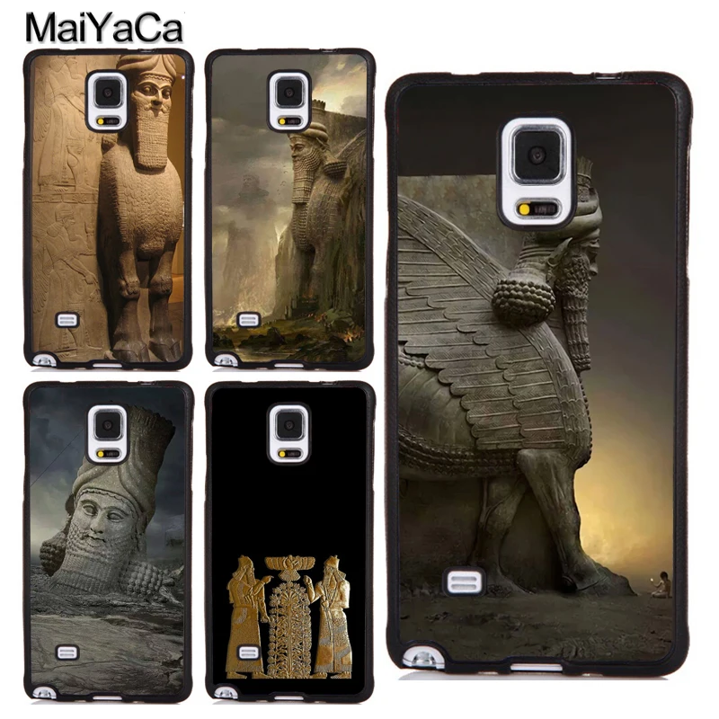 

MaiYaCa Lamassu Assyrian Mesopotamian TPU Case For Samsung S10 Plus Lite S5 S6 S7 edge S8 S9 Plus Note8 Note9 Cover