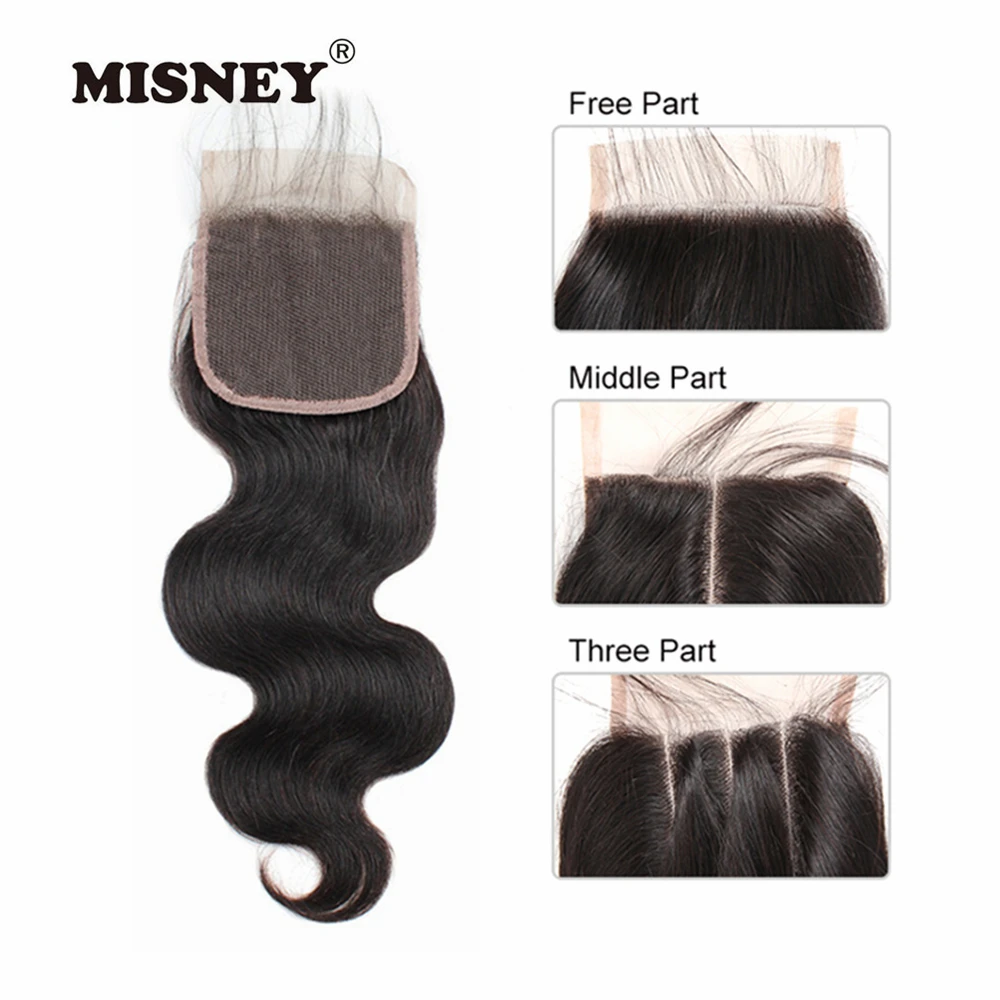 Remy Lace Closure 4x4 бразильское тело человеческие волосы выравнивание кутикулы наращивание волос с детскими волосами