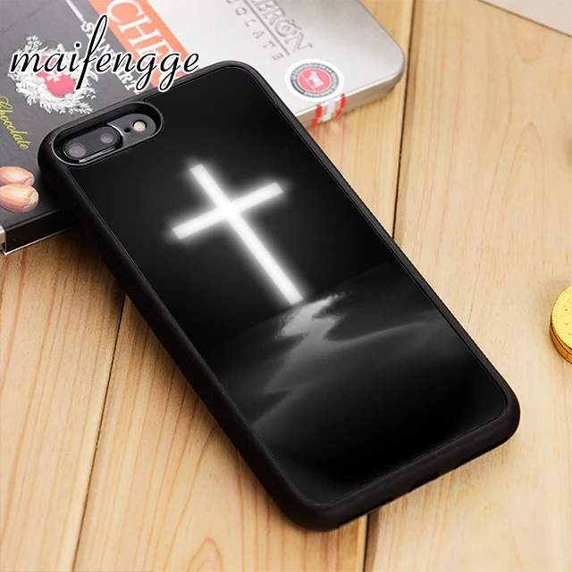 

maifengge Bible Jesus Christ Christian Cross phone Case cover For iPhone 6 6S 7 8 X XR XS maxS SE Galaxy S6 S7 edge S8 S9 Plus