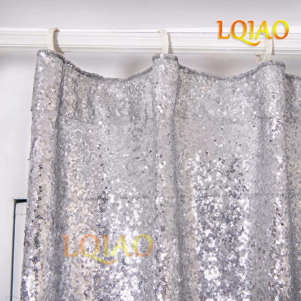 Silver Sequin Curtain-3