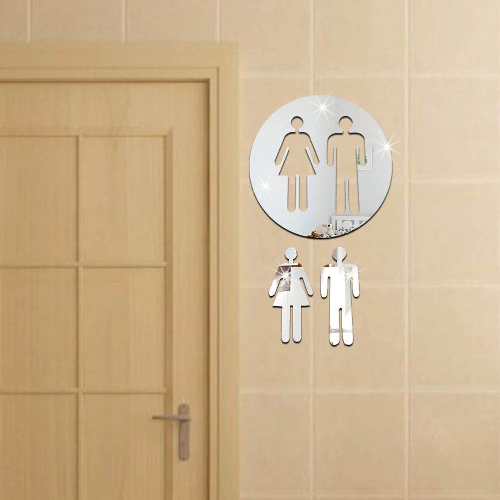 Home Decor Items 2 Aufkleber 10cm Wc Mann Frau Sticker Toilette