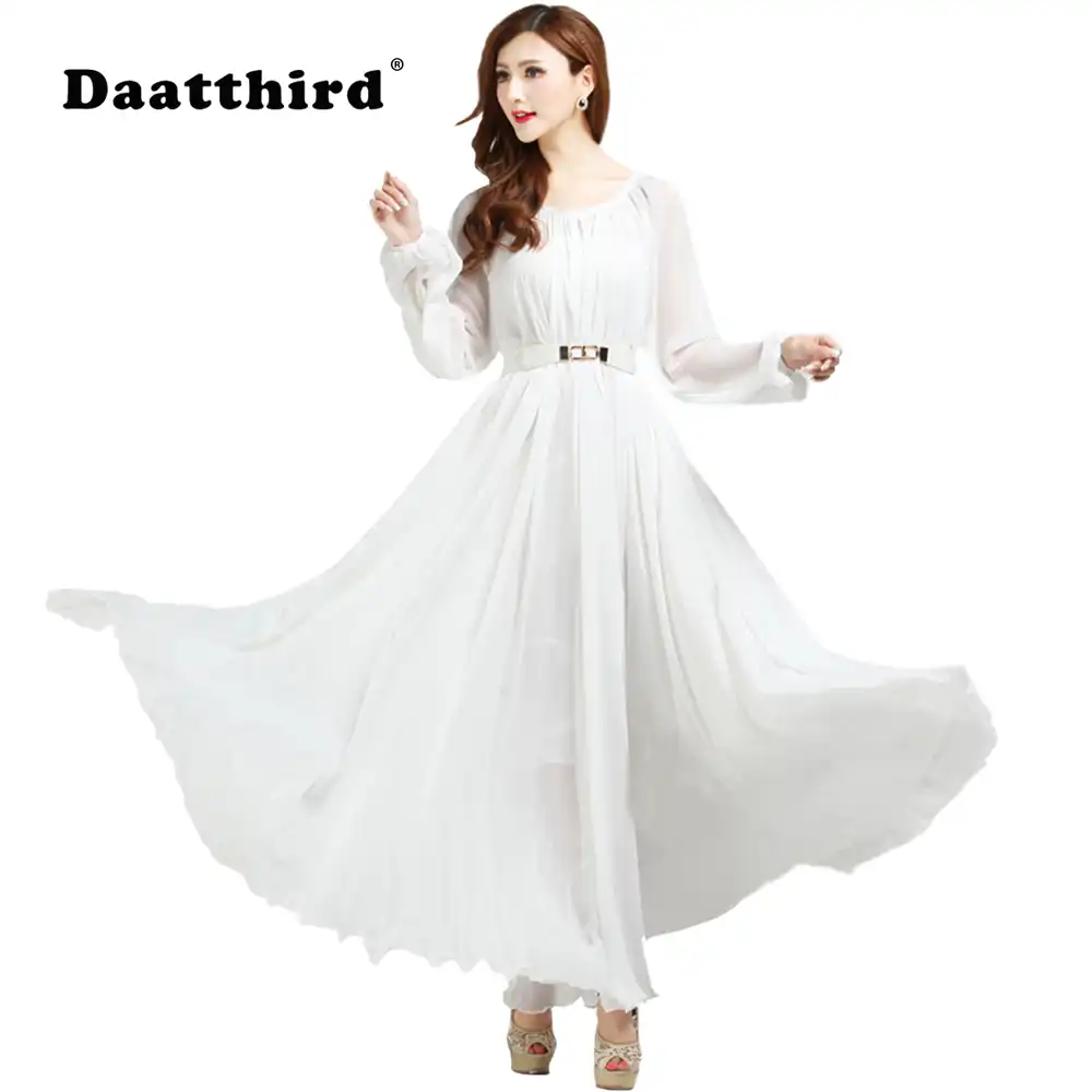 plus size white flowy maxi dress