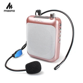 

MAONO Voice Amplifier Portable Mini Speaker Wired Microphone for Teacher Coach Promotion Meeting Support TF U Disk Card