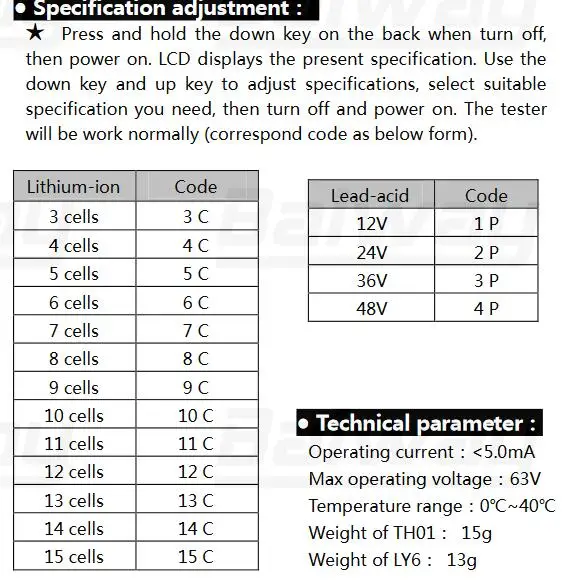 3S 4S 5S 6S 7S 8S 10S 11S 12S 13S 15S LY6W литий-ионная LiPo батарея индикатор емкости ЖК-дисплей оставшаяся детектор Тестер