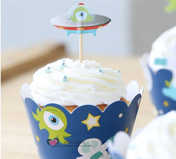 Cupcake DIY Materials Rocket Style - 3