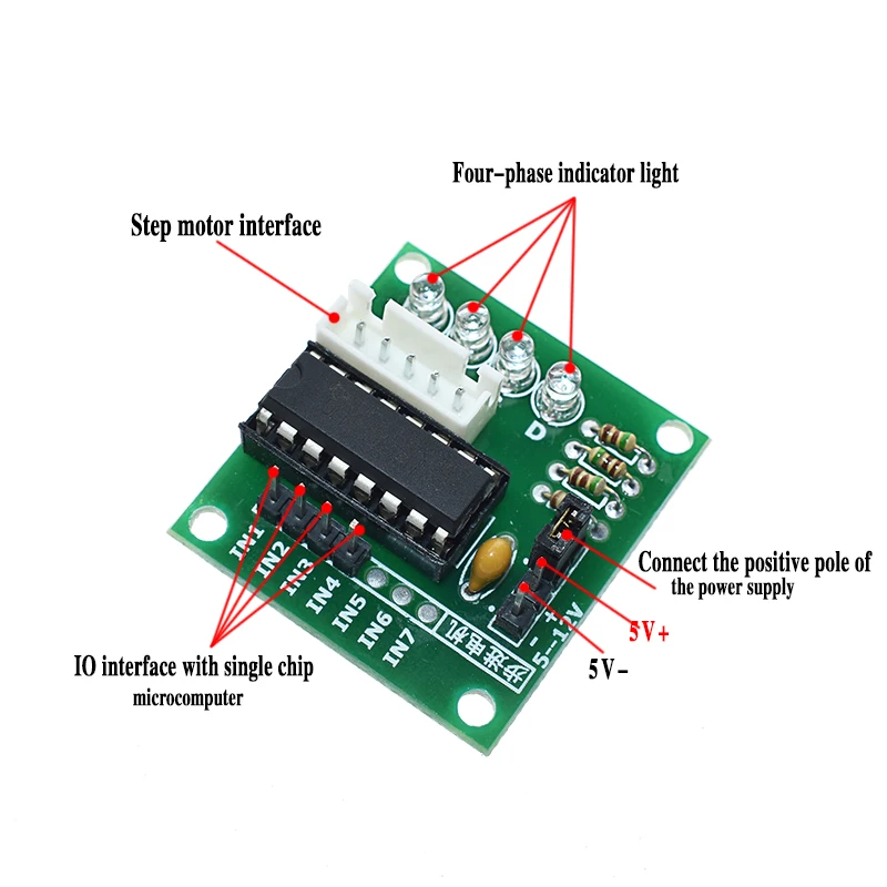 1 комплект умная электроника 28BYJ-48 5 в 4 фазы DC шестерни шаговый двигатель+ ULN2003 плата драйвера для arduino DIY Kit