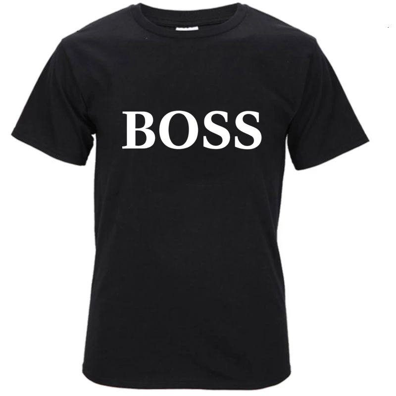 Brand Clothing Men Boss T shirt High Quality 100 Cotton T Shirt Print Short Sleeve Tee Summer