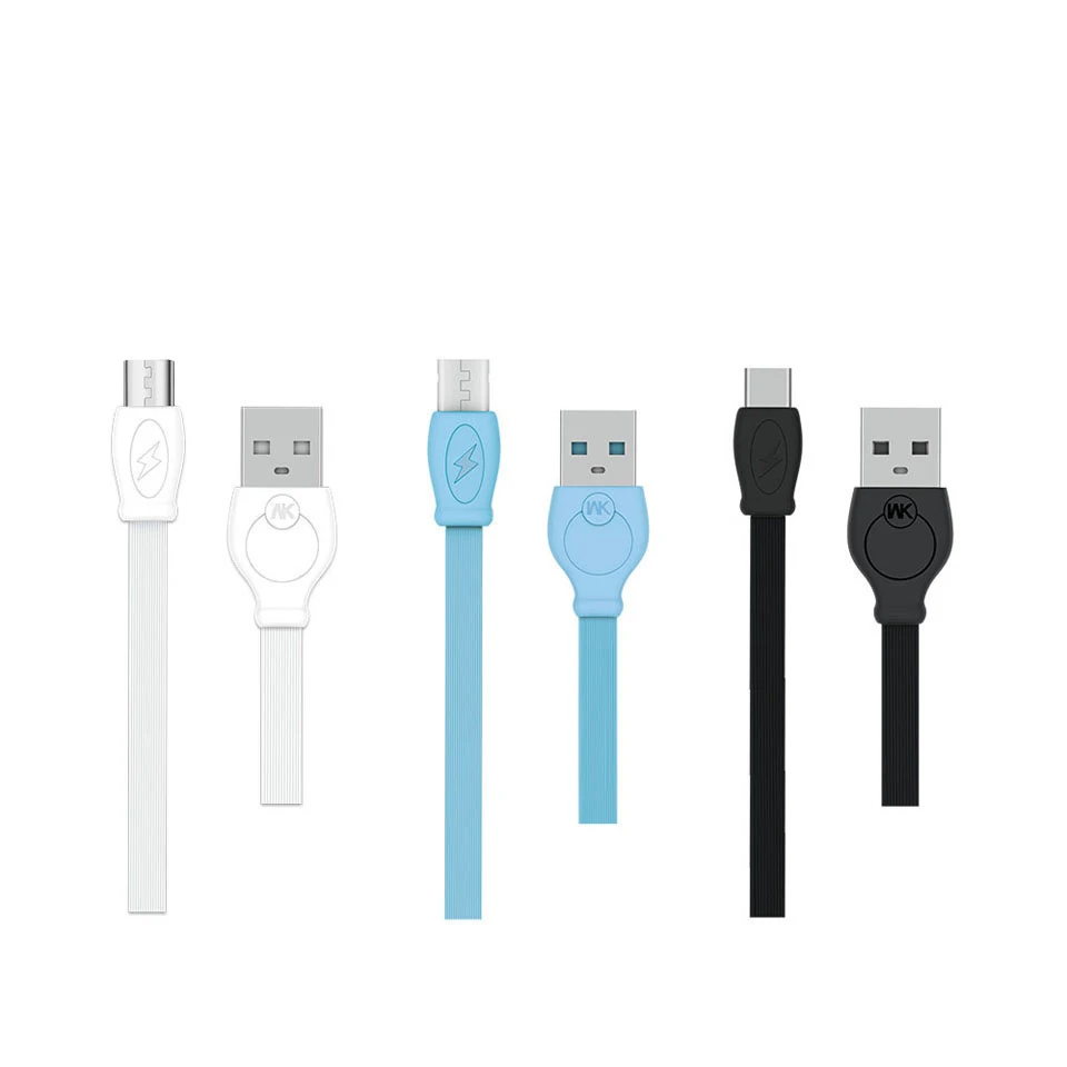 REMAX-2-4A-Fast-Charging-Data-Cable-for-Micro-USB-WK-series-PVC-Flat-Cable-Data (3)
