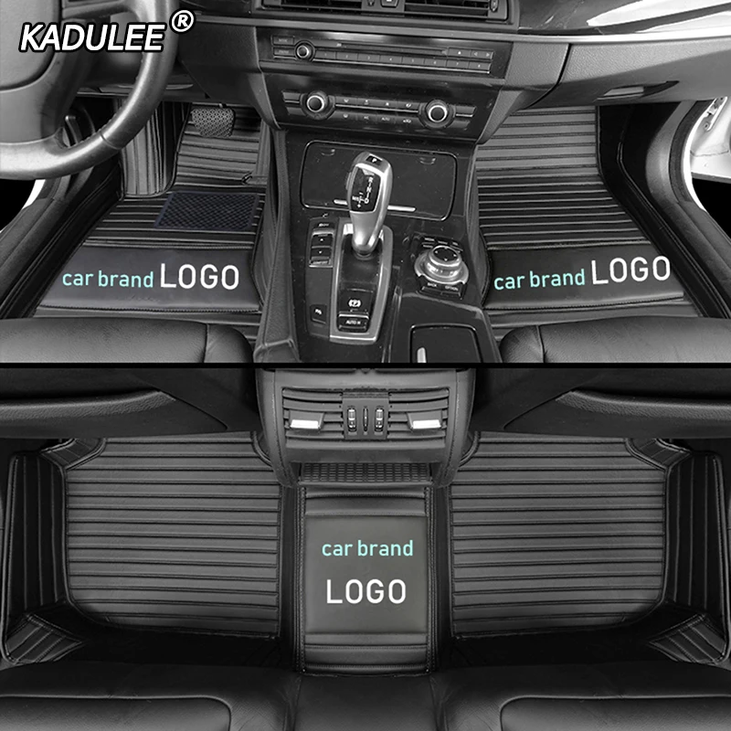 

KADULEE car floor mats for Volkswagen LOGO vw Beetle Touareg Tiguan Phaeton vw EOS Magotan Scirocco Multivan sharan Variant UP