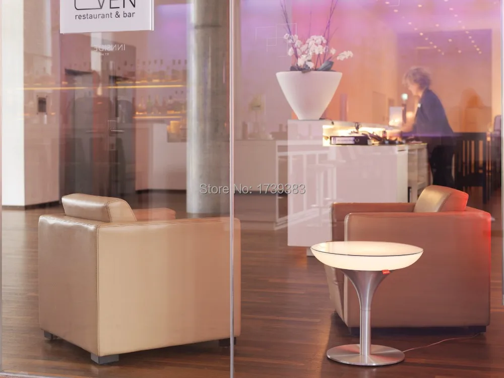 

D80 A Uniquely Designed Table Led Illuminated Furniture,Lounge LED,led coffee table rechargeable for Bars,Christmas and events