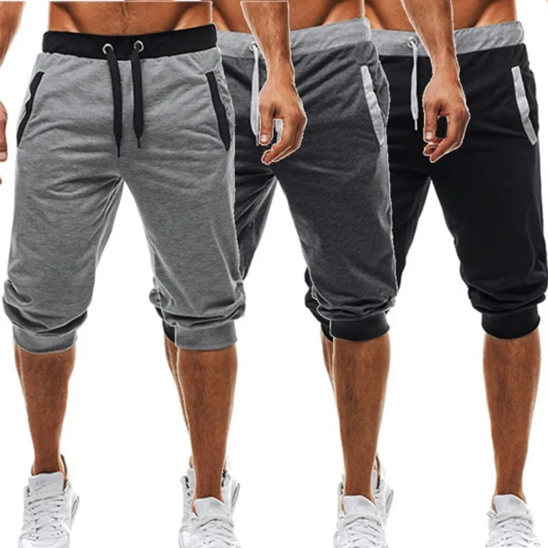 Men's Classy Knee Length Sweat Shorts-0