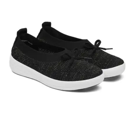

2019 Women Sport Shoes Slip-on Female Bow-knot Shoe .