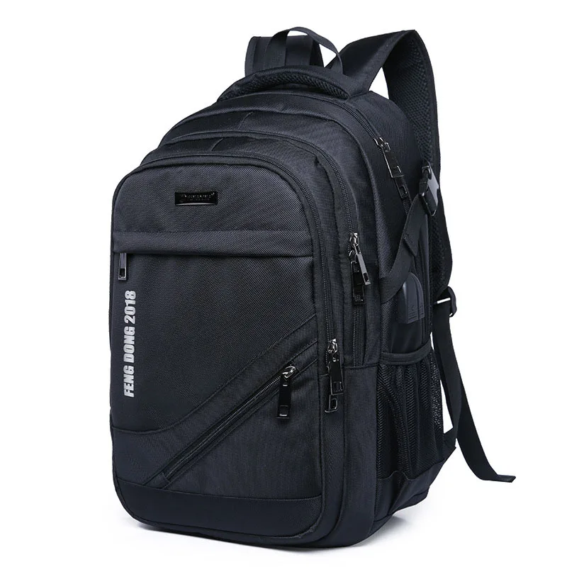 

New men's business computer backpack Oxford cloth large-capacity wear-resistant waterproof breathable backpack