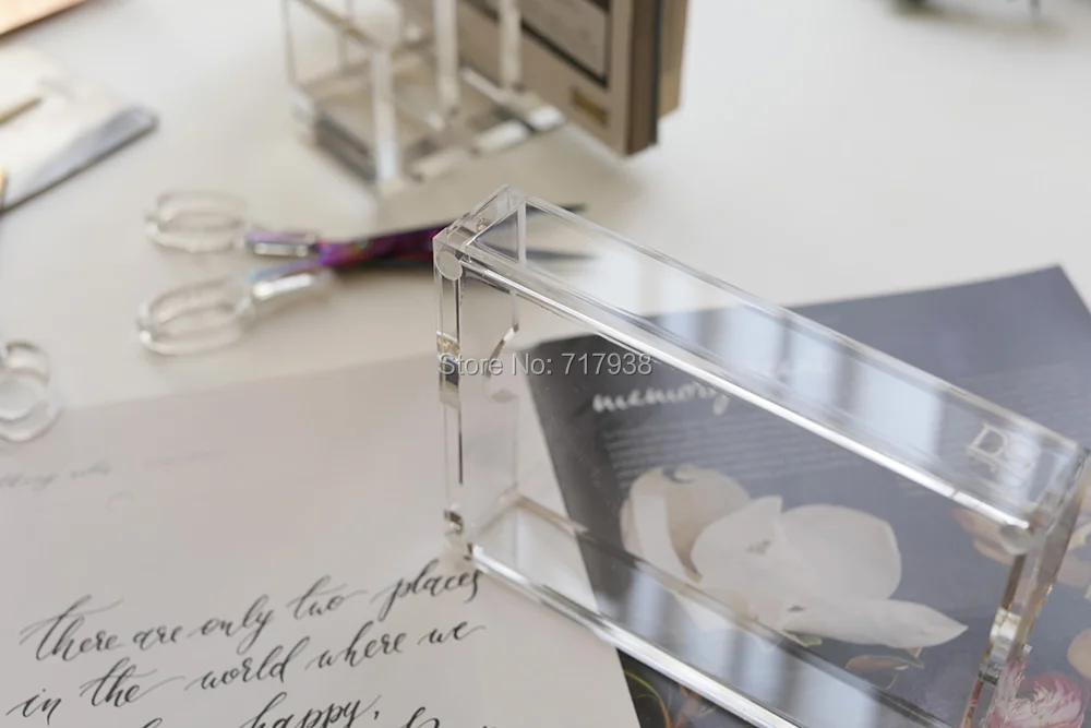 Acrylic Notepad holder-4